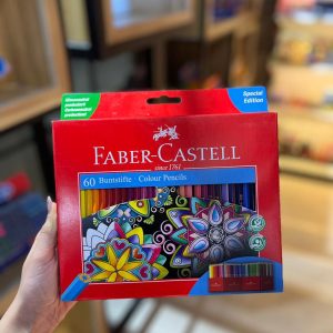 مدادرنگی فابرکاستل 60 رنگ مقوایی کلاسیک