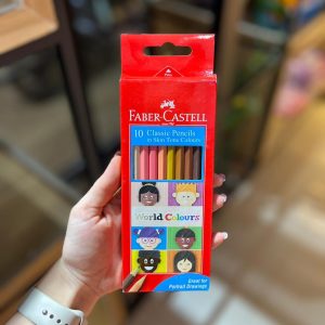 مدادرنگی 10 رنگ فابرکاستل طیف پوست