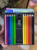 مدادرنگی 12 رنگ جامبو پلیکان آلمان - Image 2