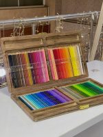 مداد رنگی 100 رنگ جعبه چوبی کنکو مدل ویکتوریا