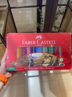 مدادرنگی 60 رنگ فابرکاستل جعبه فلزی